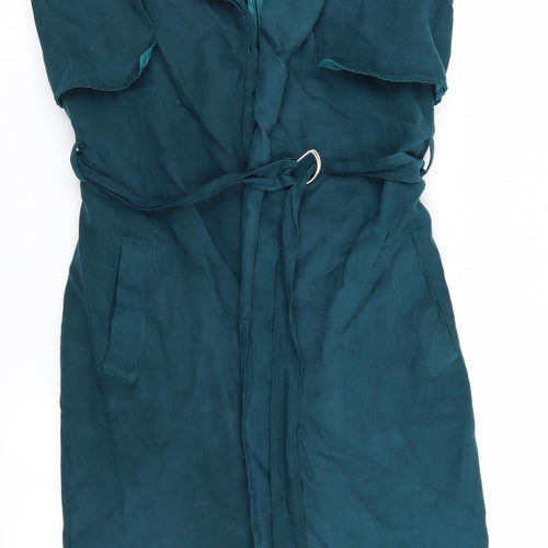 Missguided Womens Blue   Gilet Jacket Size 4