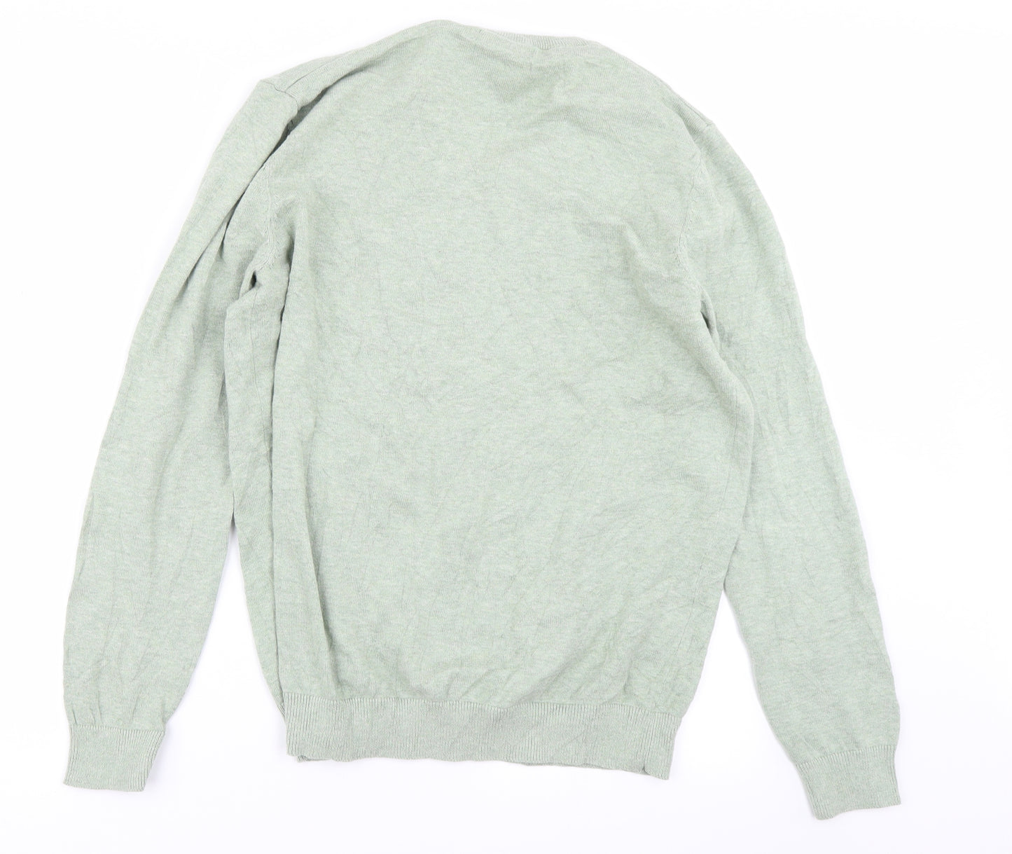 TU Mens Green  Knit Pullover Jumper Size M