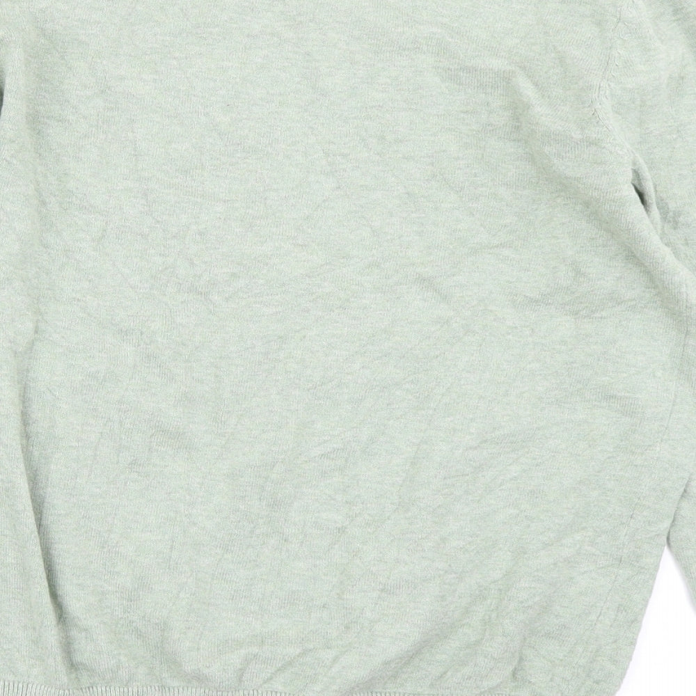 TU Mens Green  Knit Pullover Jumper Size M