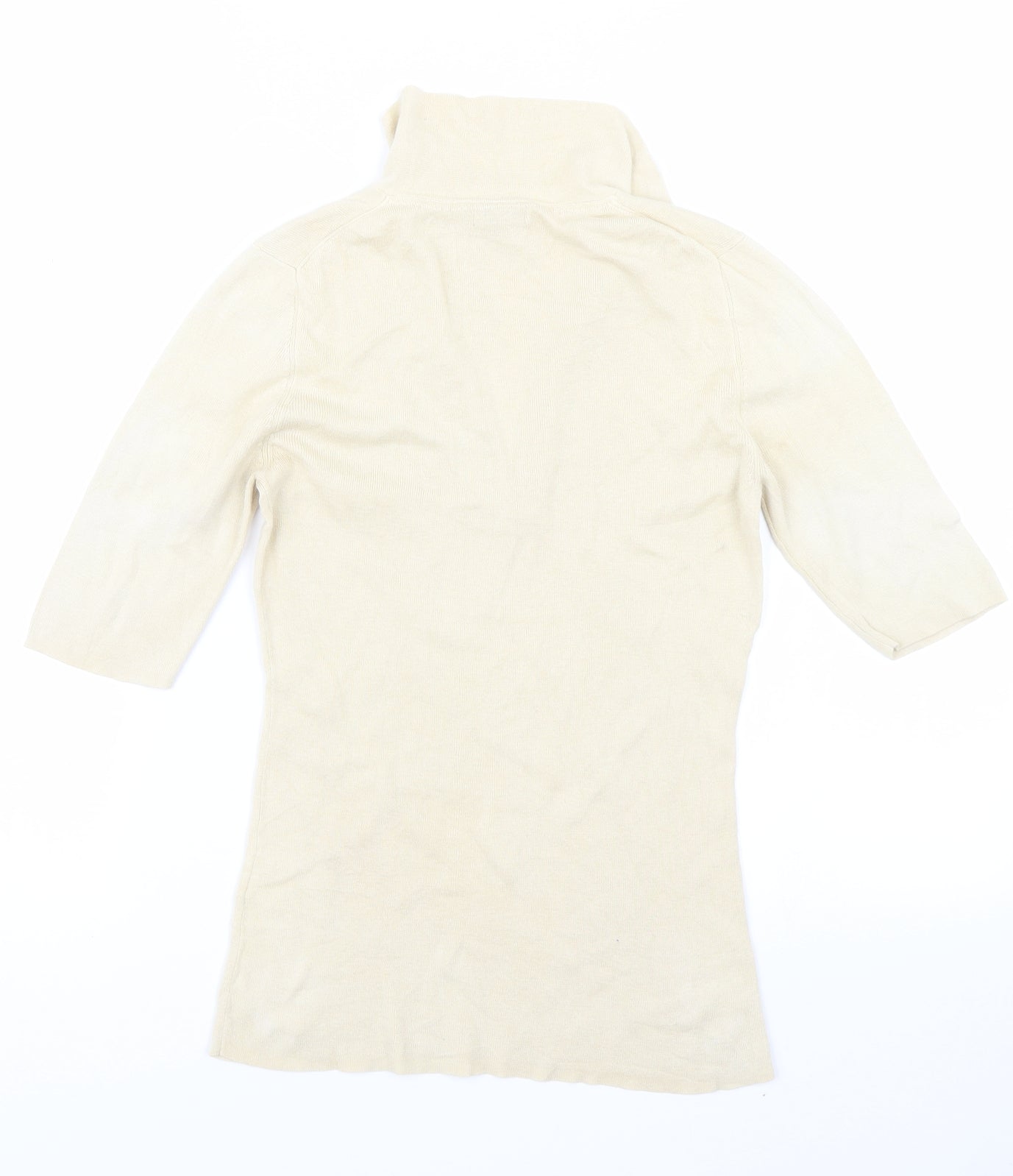 Jigsaw Womens Beige  Knit Basic T-Shirt Size XS