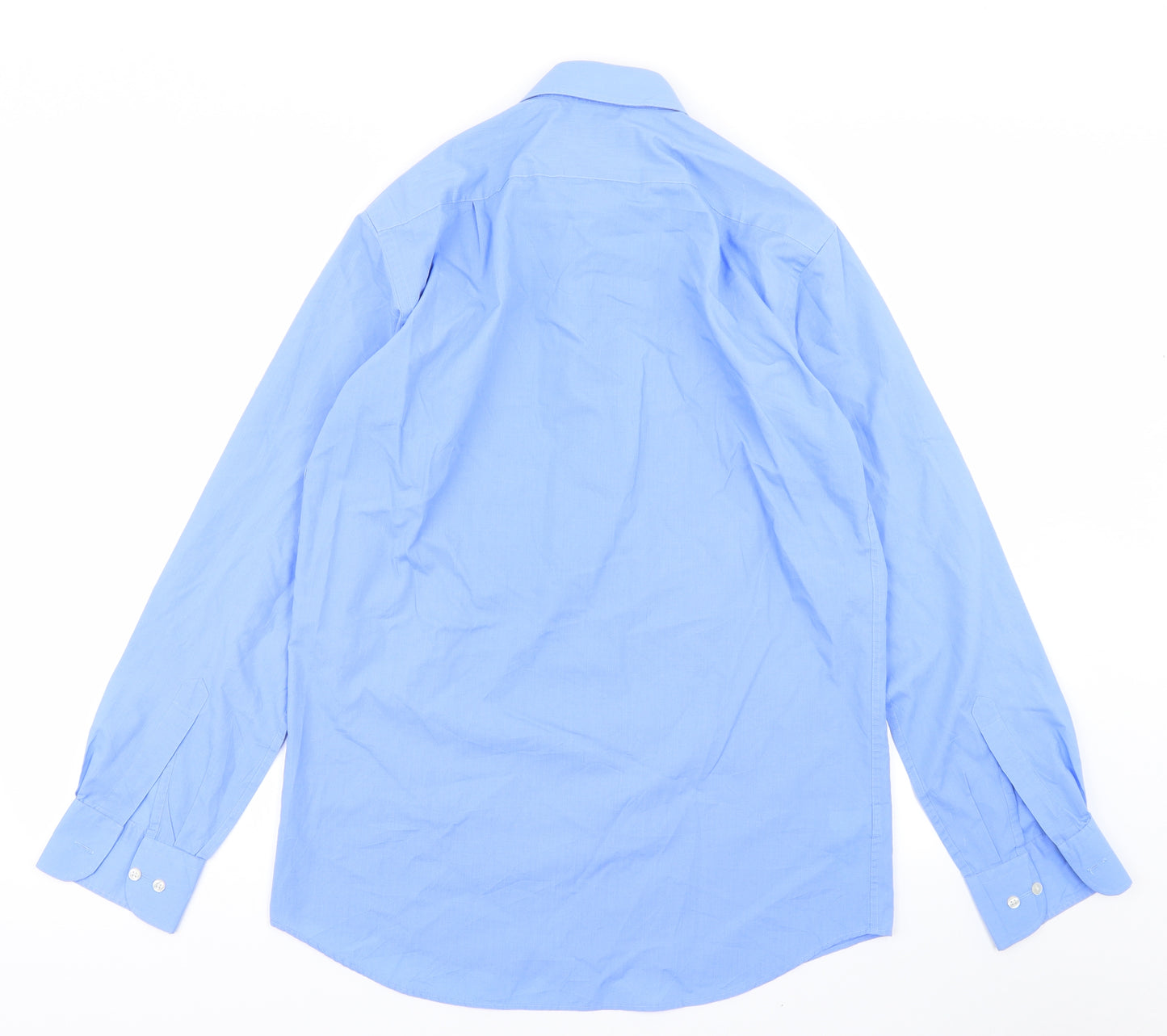 Marks & Spencer Mens Blue    Dress Shirt Size 15
