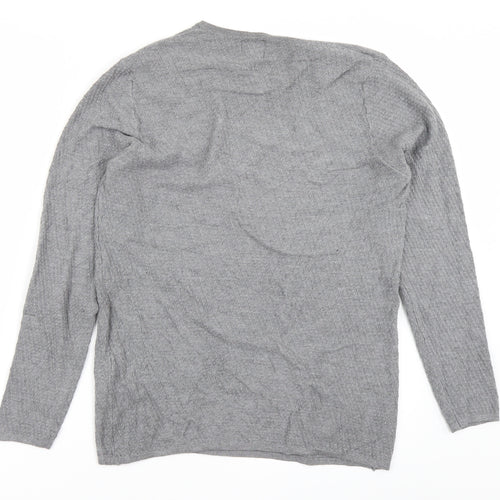 Zara Womens Grey   Basic T-Shirt Size M