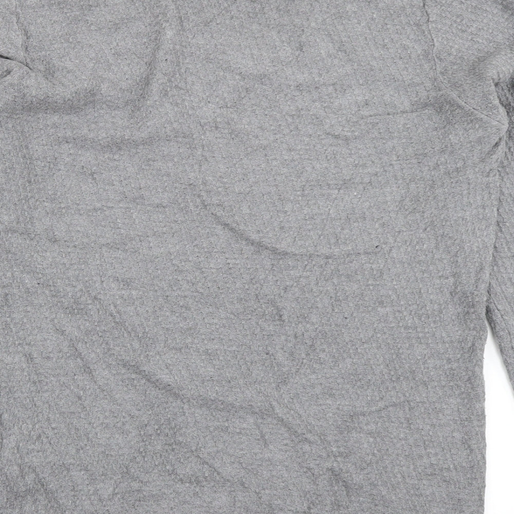 Zara Womens Grey   Basic T-Shirt Size M