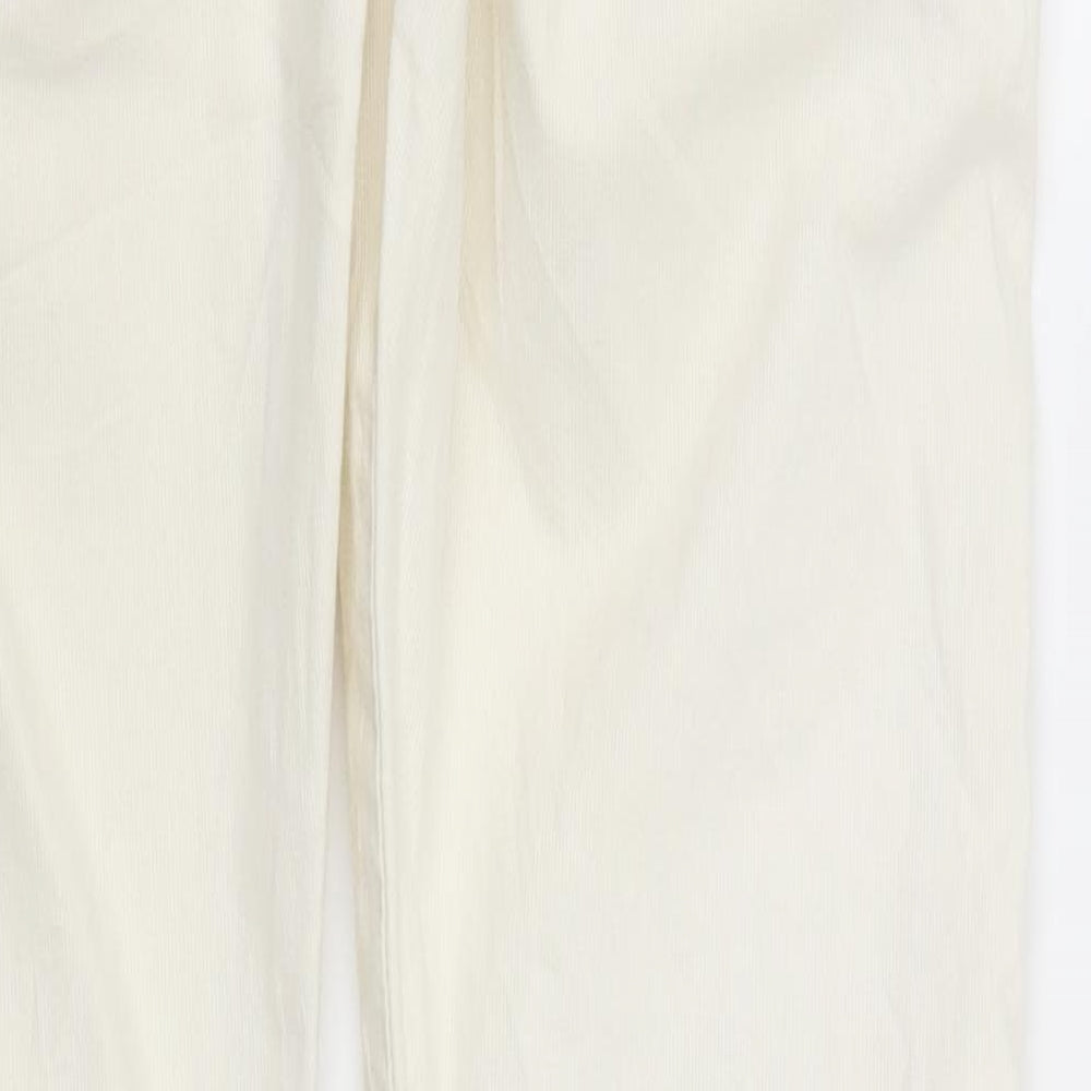Zara Mens Ivory   Chino Trousers Size 28 in L30 in