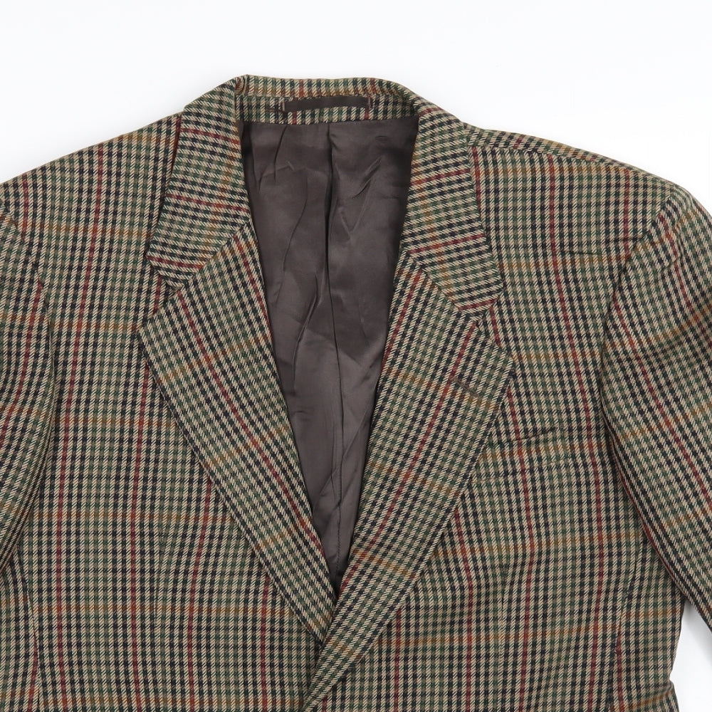 Austin Reed  Mens Multicoloured Check  Jacket Suit Jacket One Size