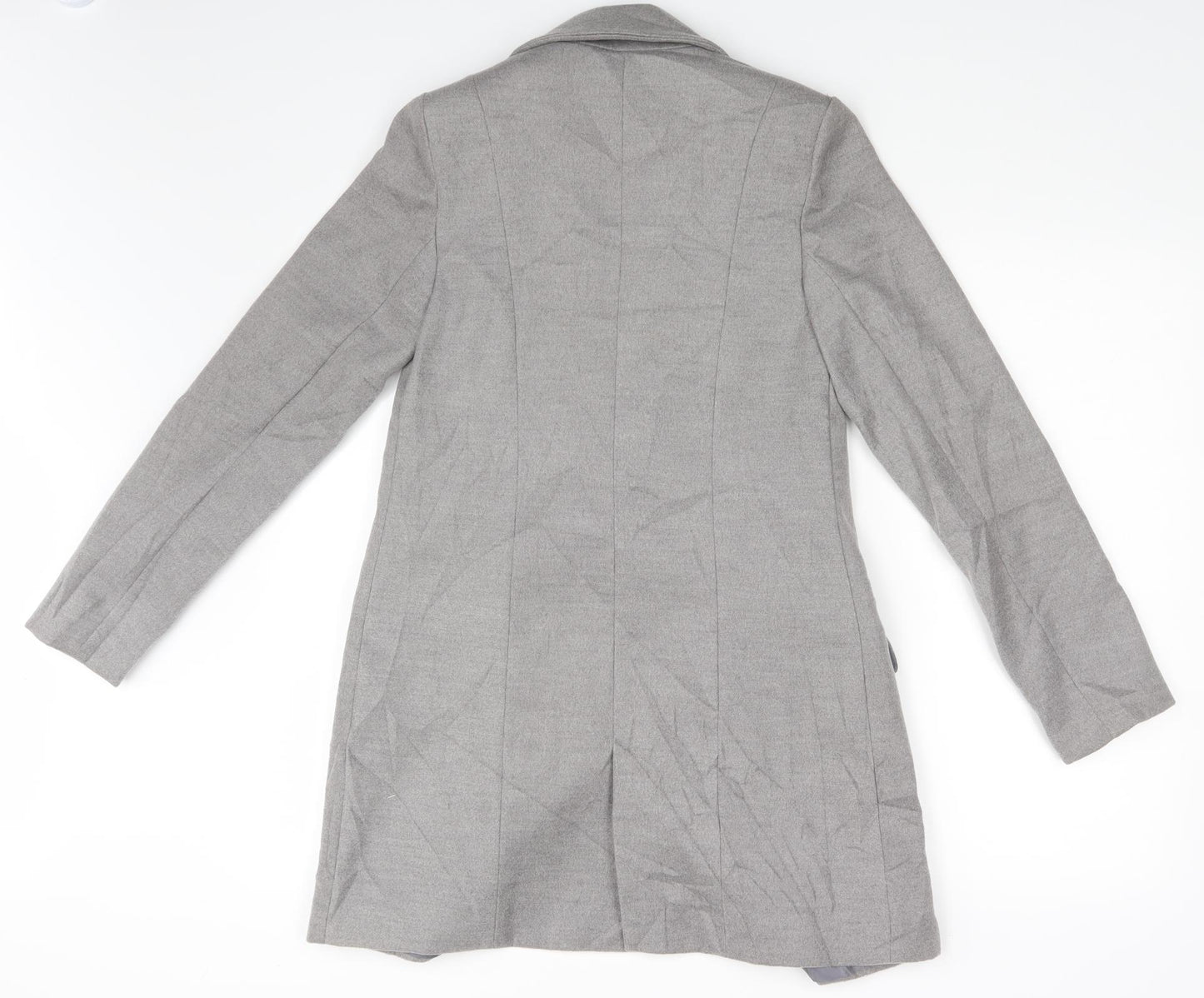 Select Womens Grey   Overcoat Coat Size 6