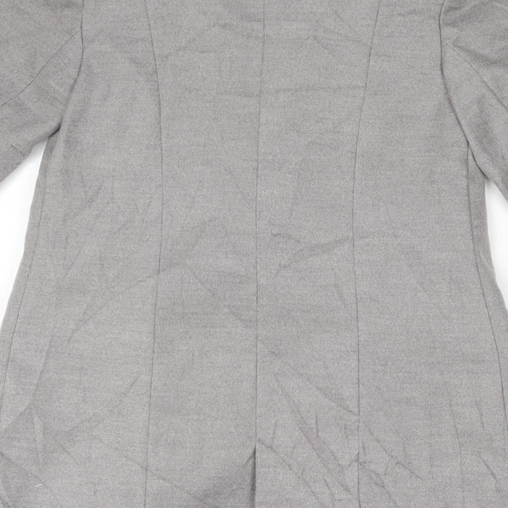 Select Womens Grey   Overcoat Coat Size 6