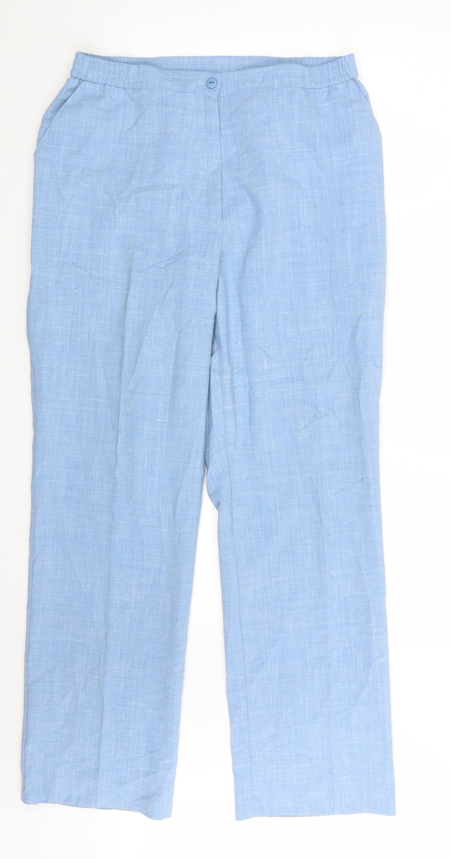 Karelia Womens Blue   Trousers  Size 16 L29 in