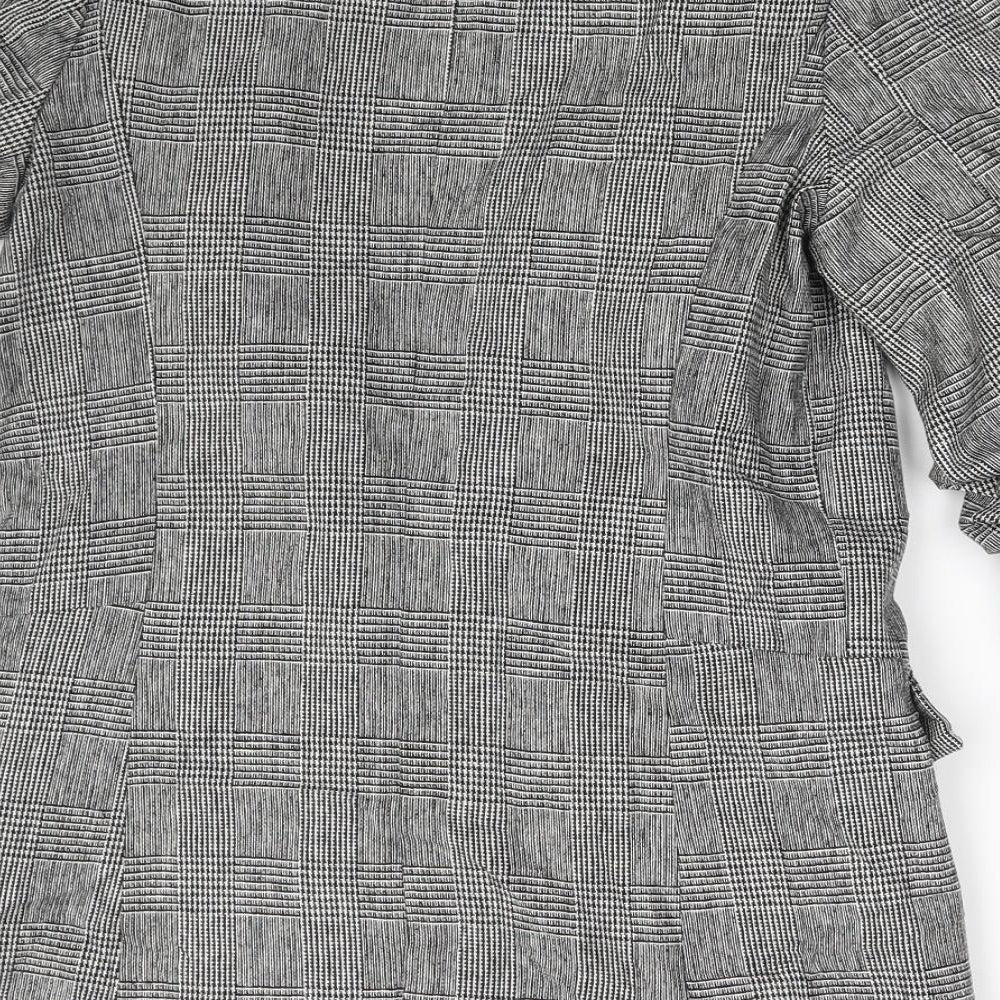 Primark Womens Green Geometric  Jacket Blazer Size 8