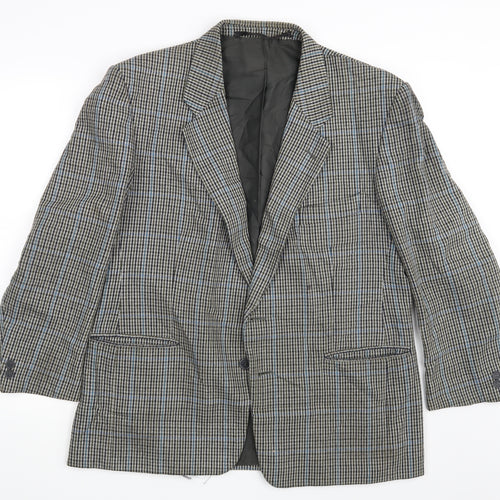 Brook Taverner Mens Green Striped  Jacket Suit Jacket One Size