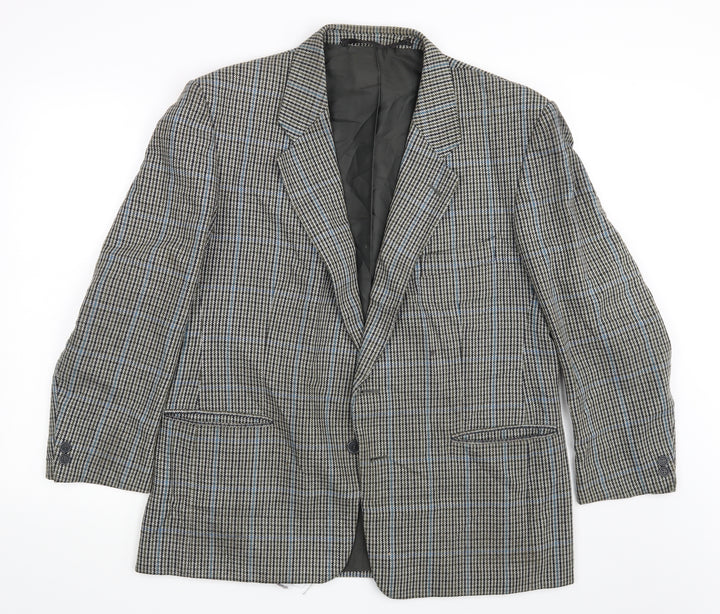 Brook Taverner Mens Green Striped  Jacket Suit Jacket One Size