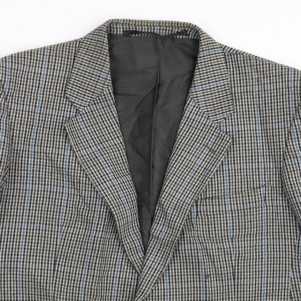 Brook Taverner Mens Green Striped  Jacket Suit Jacket One Size