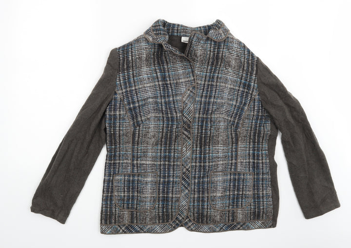 FRANK WALDER Womens Multicoloured Jacket Size 20