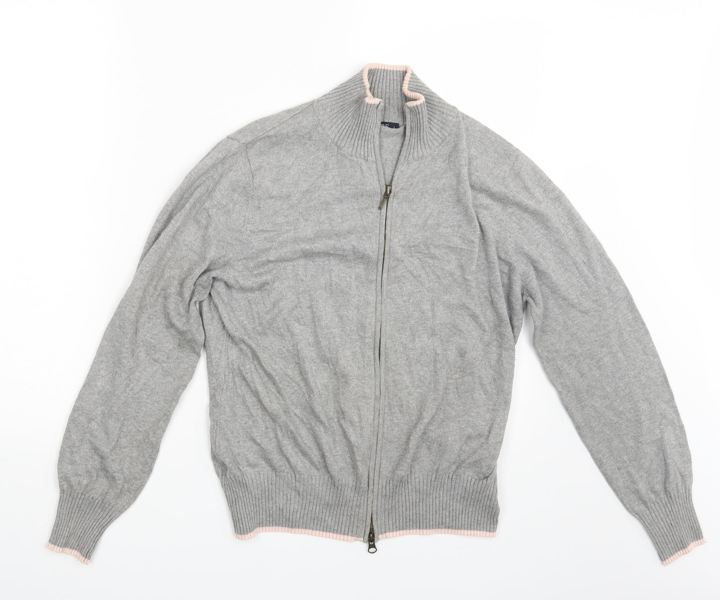 Woolovers Womens Grey   Cardigan Jumper Size L