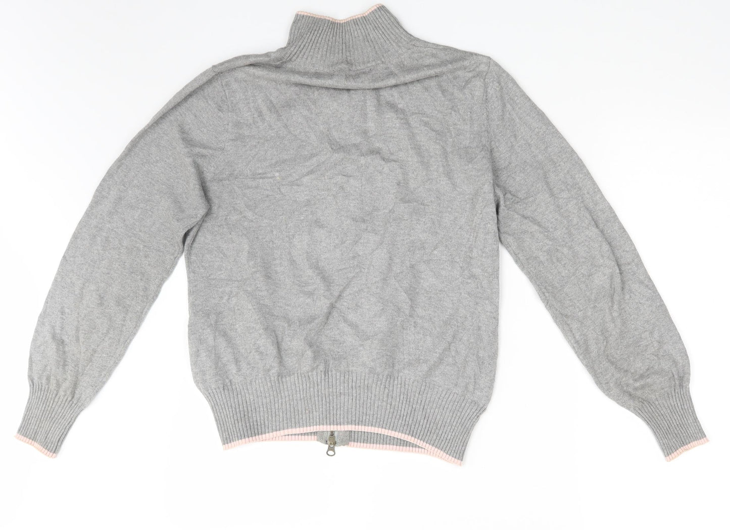 Woolovers Womens Grey   Cardigan Jumper Size L