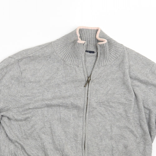 Woolovers Womens Grey   Cardigan Jumper Size L