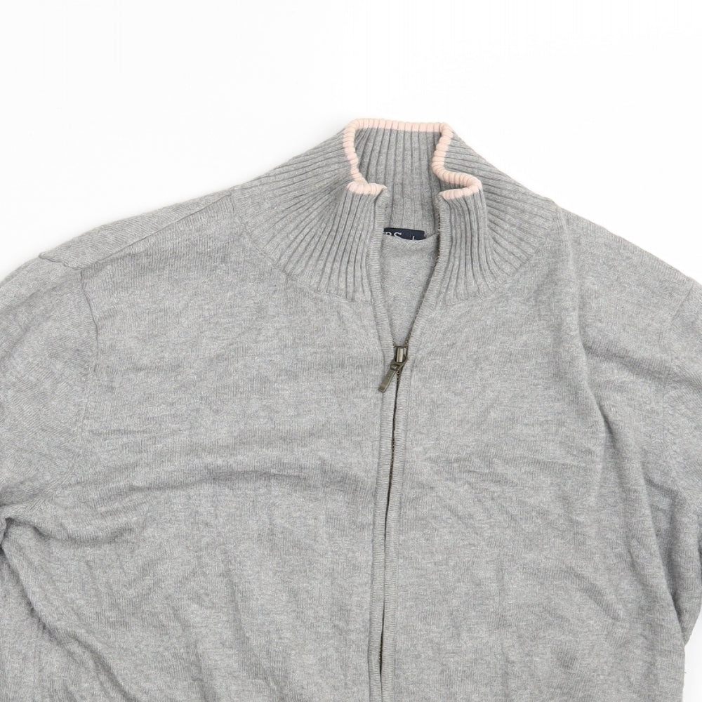 Woolovers Womens Grey   Cardigan Jumper Size L