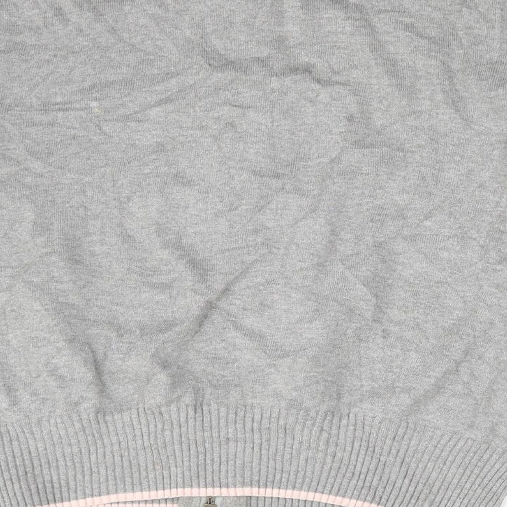 Woolovers Womens Grey   Cardigan Jumper Size L