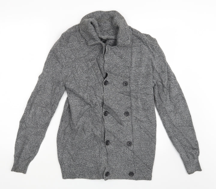 H&M Womens Grey   Cardigan Jumper Size S