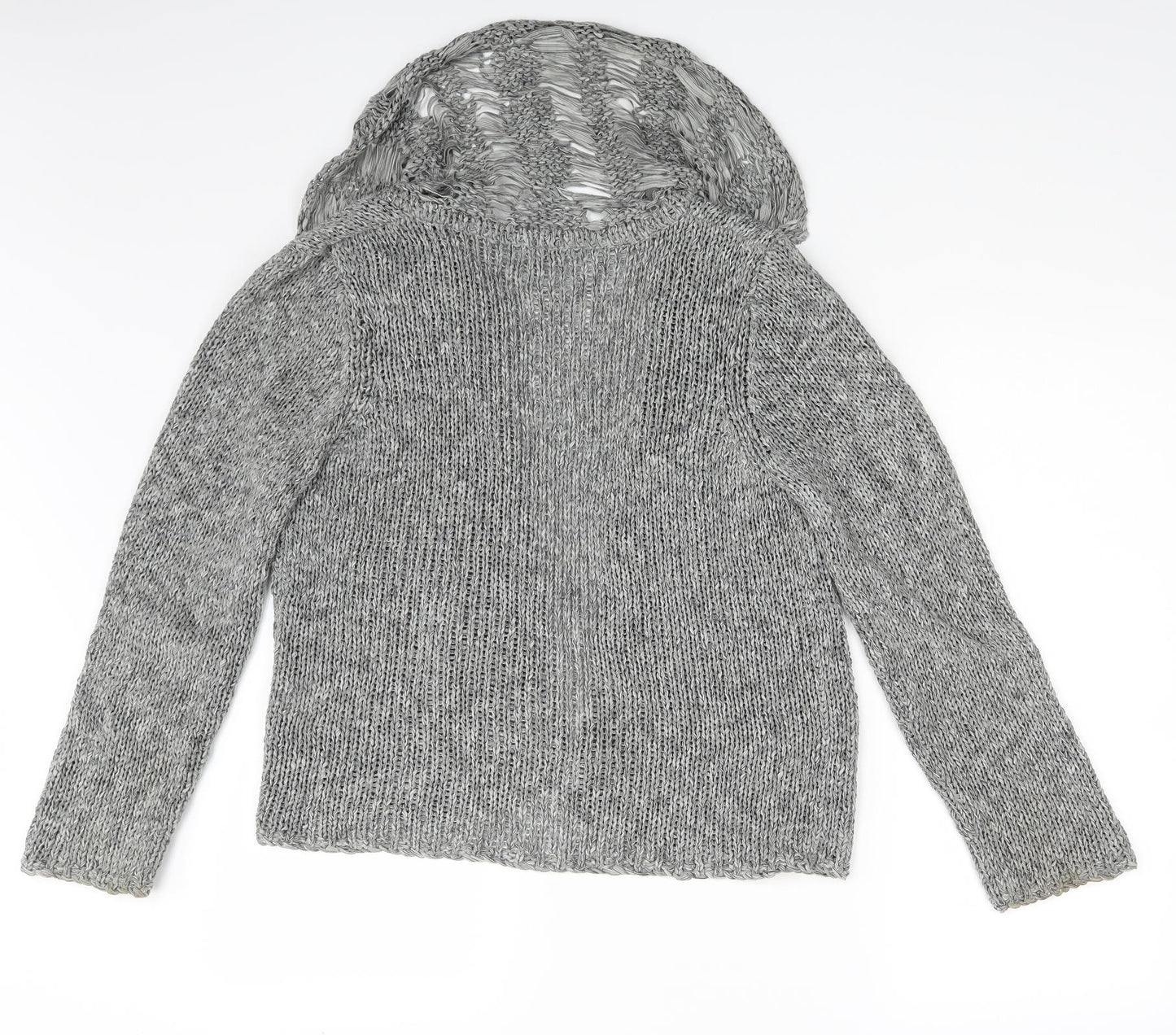 Per Una Womens Grey   Cardigan Jumper Size M