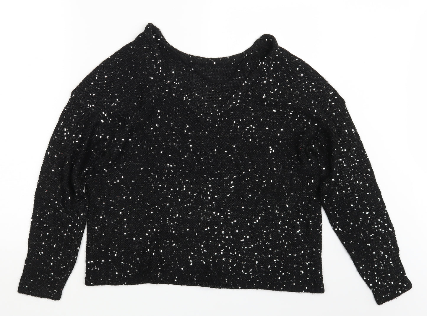 Vera Moda` Womens Black   Pullover Jumper One Size