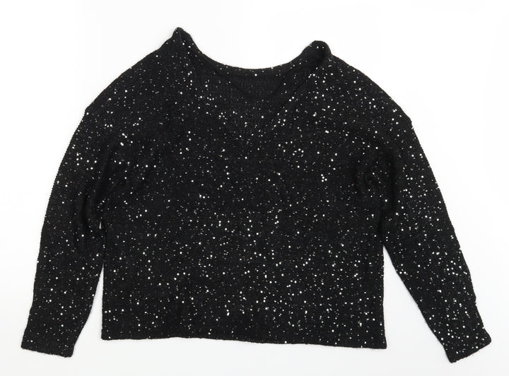 Vera Moda` Womens Black   Pullover Jumper One Size