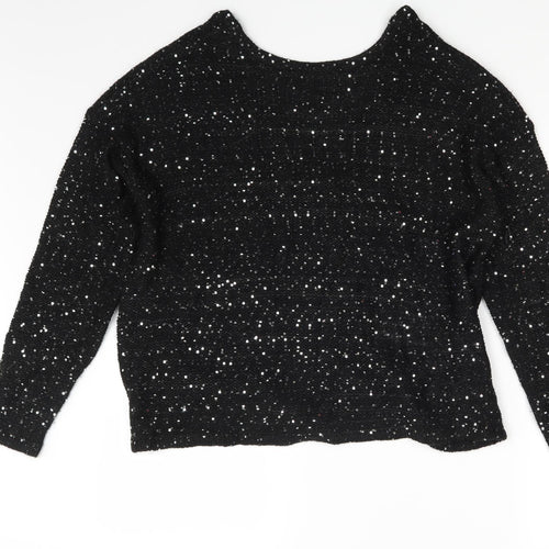 Vera Moda` Womens Black   Pullover Jumper One Size