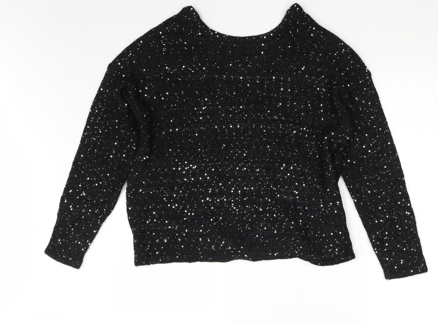 Vera Moda` Womens Black   Pullover Jumper One Size