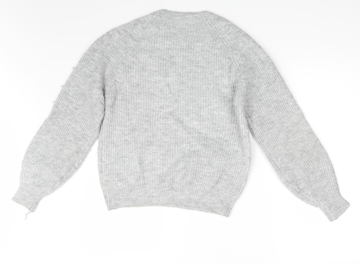 Papaya Womens Grey   Pullover Jumper Size S