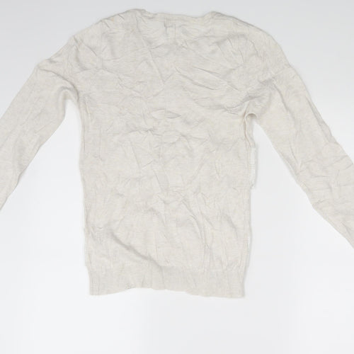 Red Herring Womens Ivory   Pullover Sweatshirt Size 8