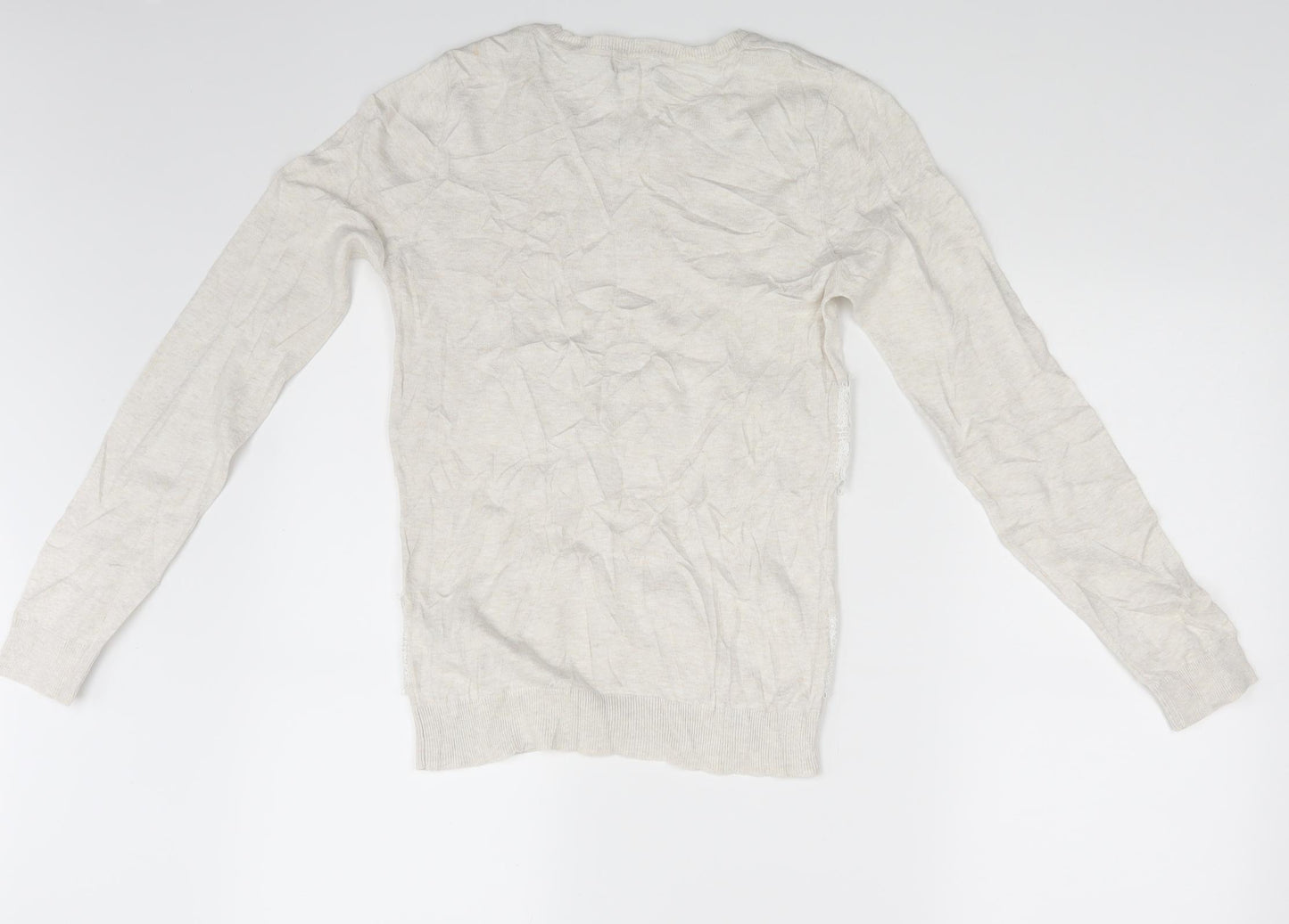 Red Herring Womens Ivory   Pullover Sweatshirt Size 8