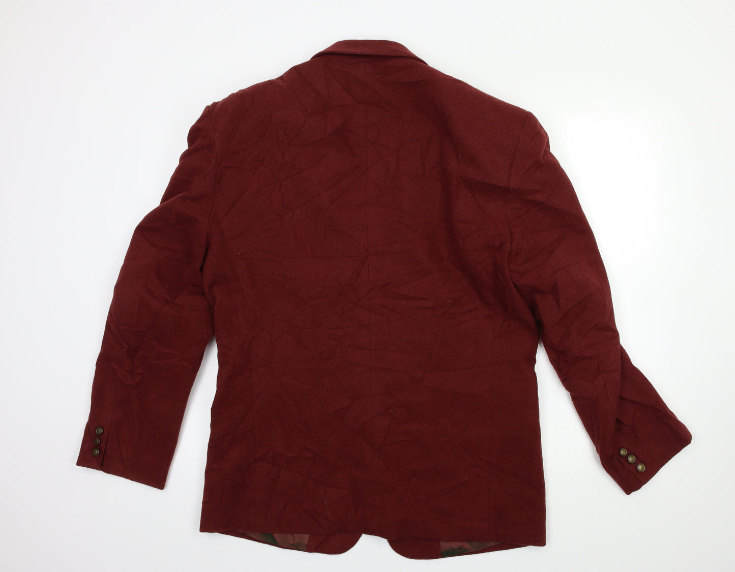 Preworn Mens Red   Jacket Suit Jacket Size 42