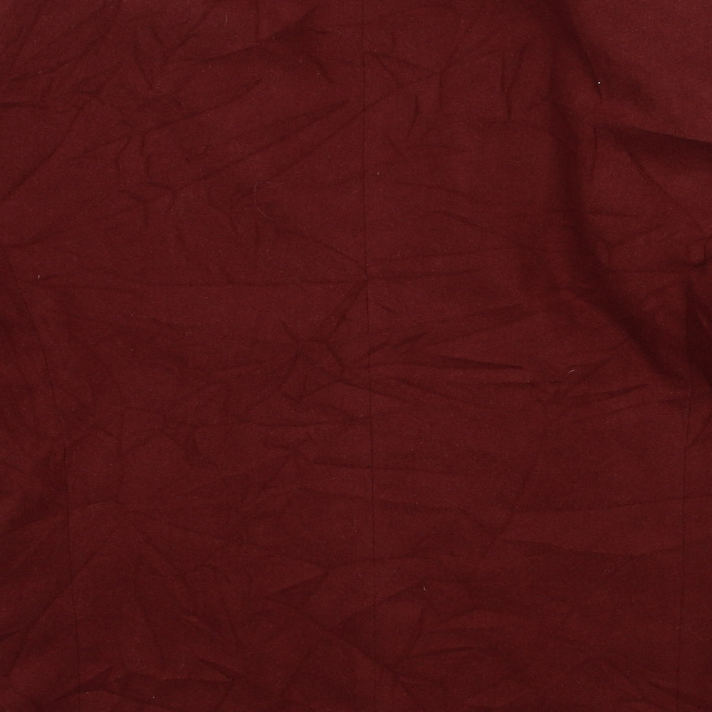 Preworn Mens Red   Jacket Suit Jacket Size 42