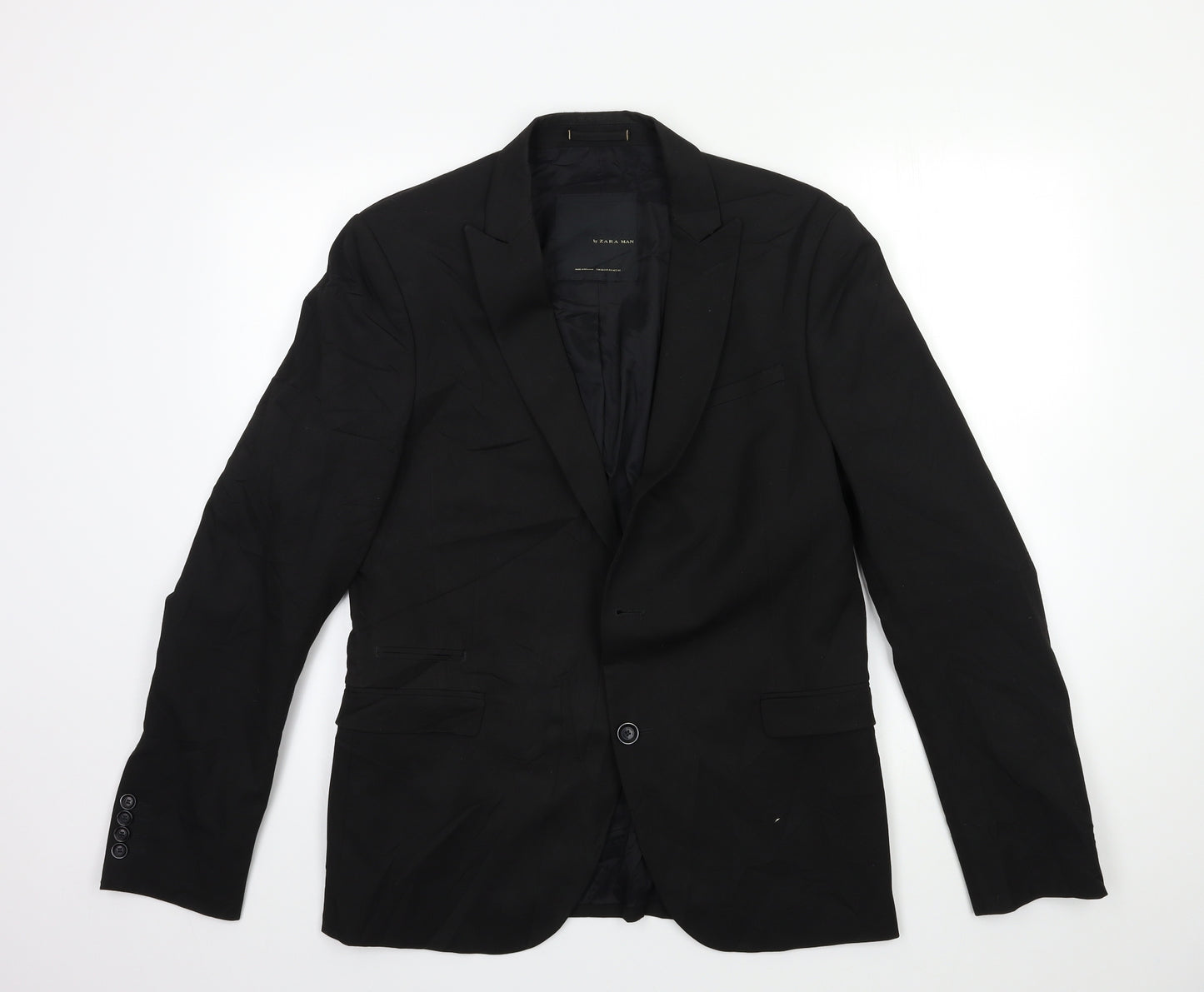 Zara Mens Black   Jacket Blazer Size L