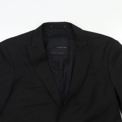 Zara Mens Black   Jacket Blazer Size L
