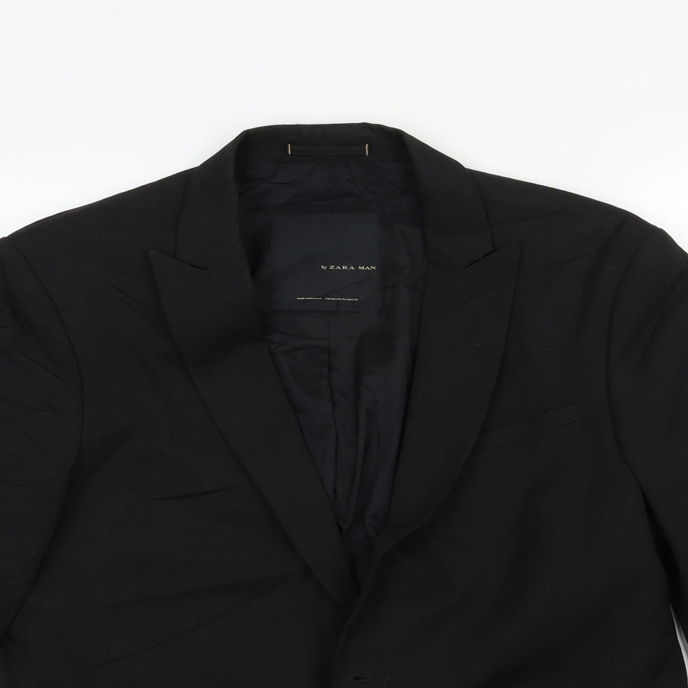 Zara Mens Black   Jacket Blazer Size L