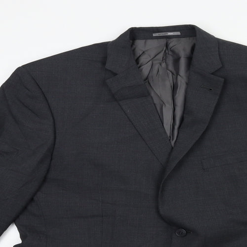 WHICHERY Mens Grey   Jacket Suit Jacket Size 42