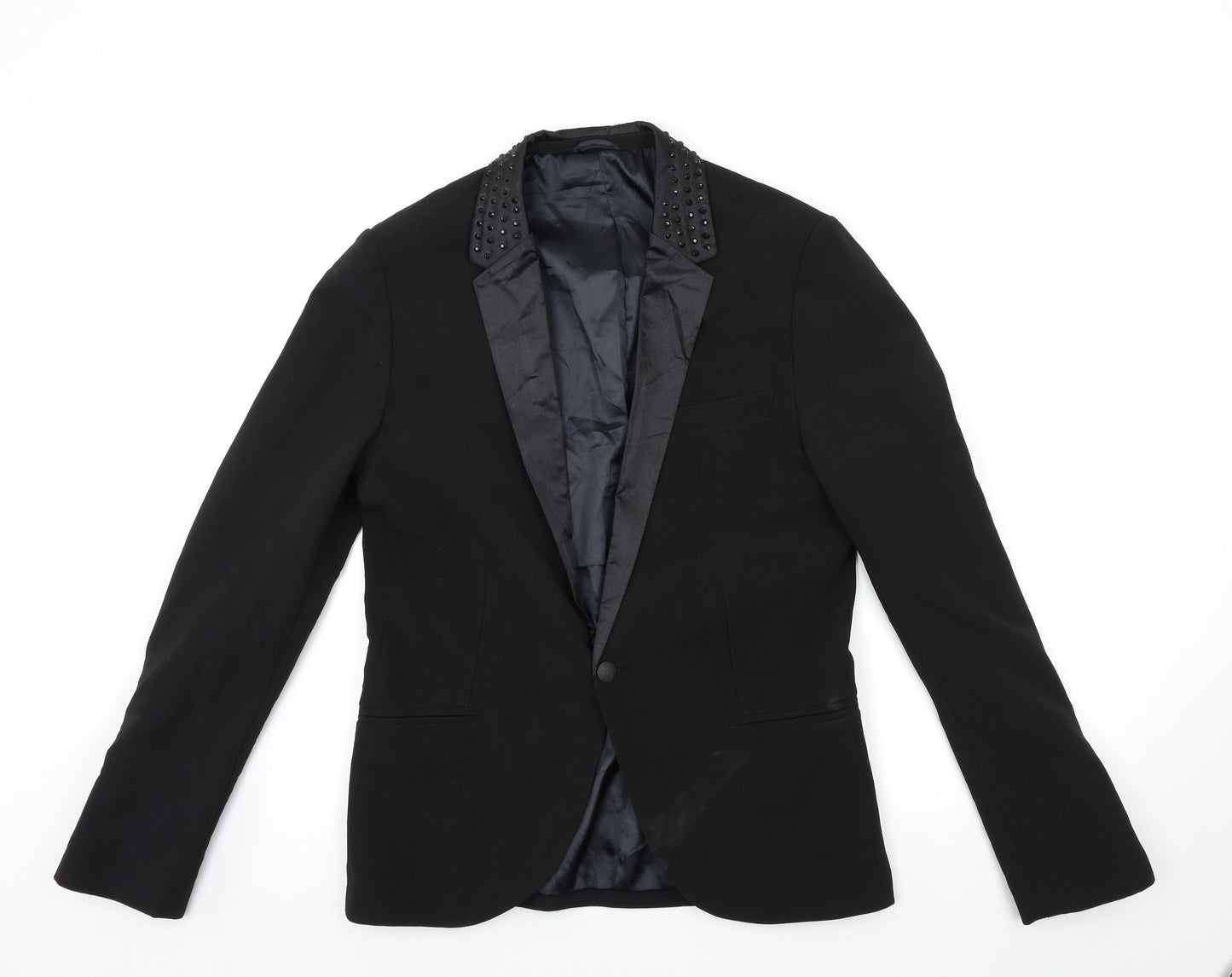 Zara Mens Black   Jacket Suit Jacket Size M