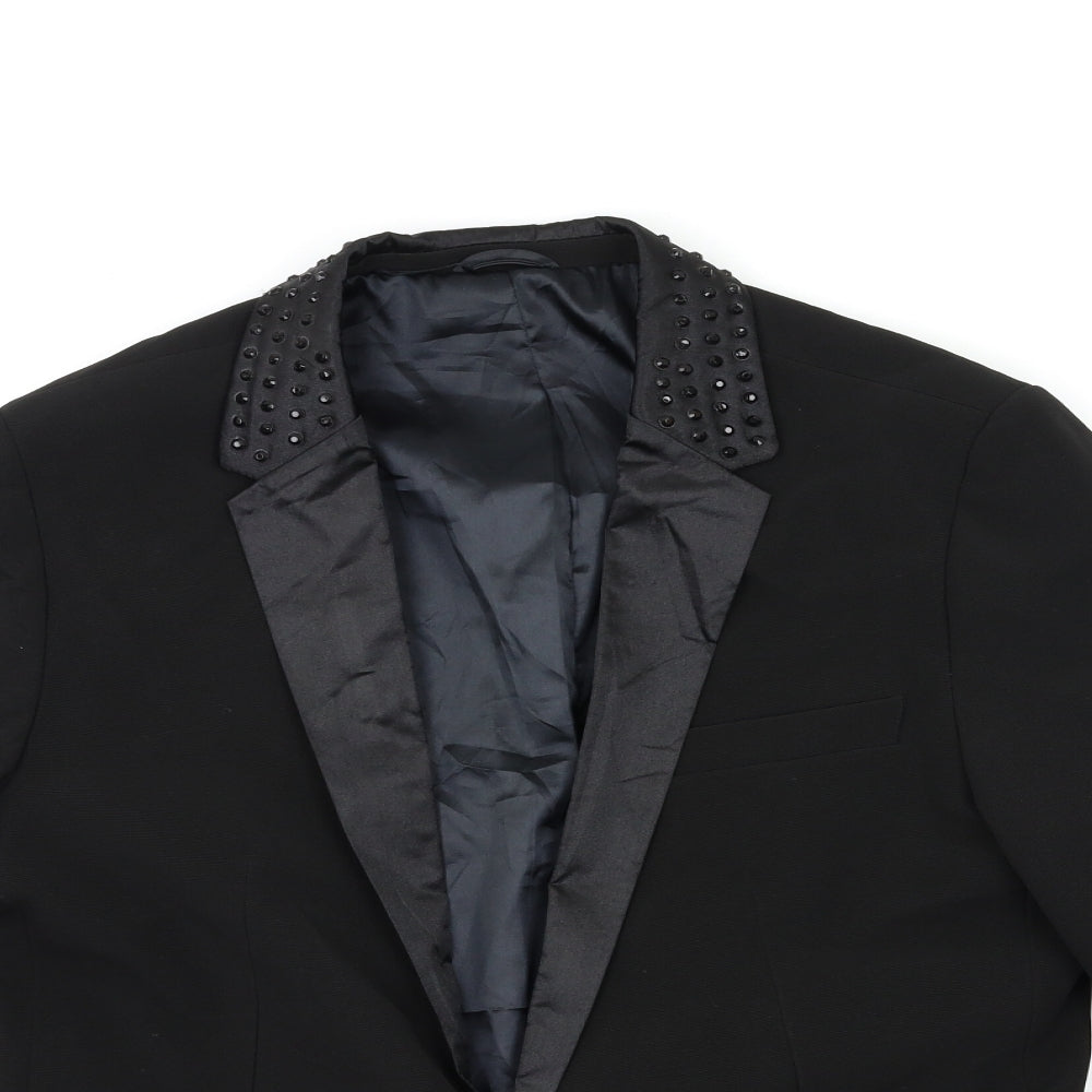 Zara Mens Black   Jacket Suit Jacket Size M