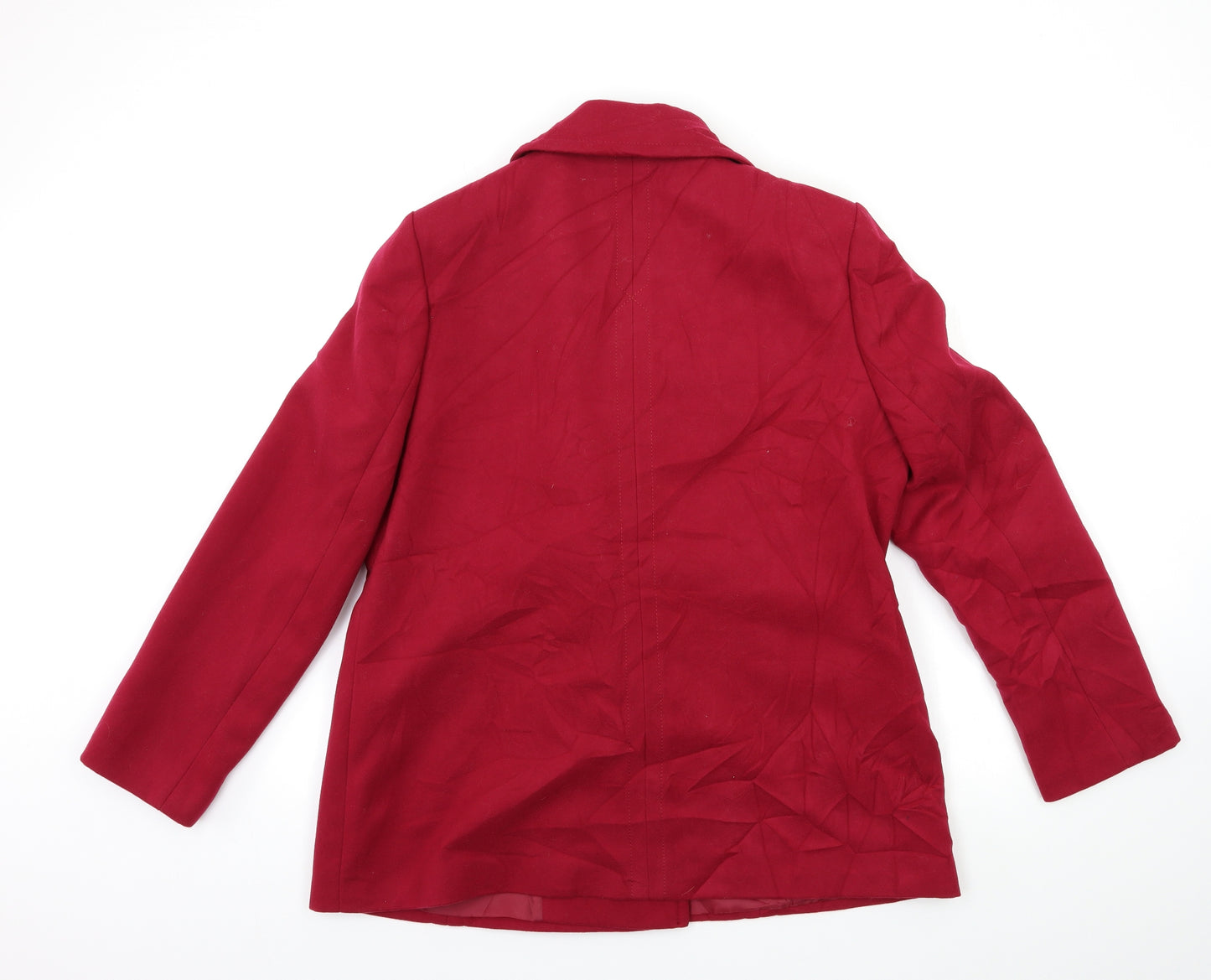 Bonmarché Womens Red   Overcoat Coat Size 16