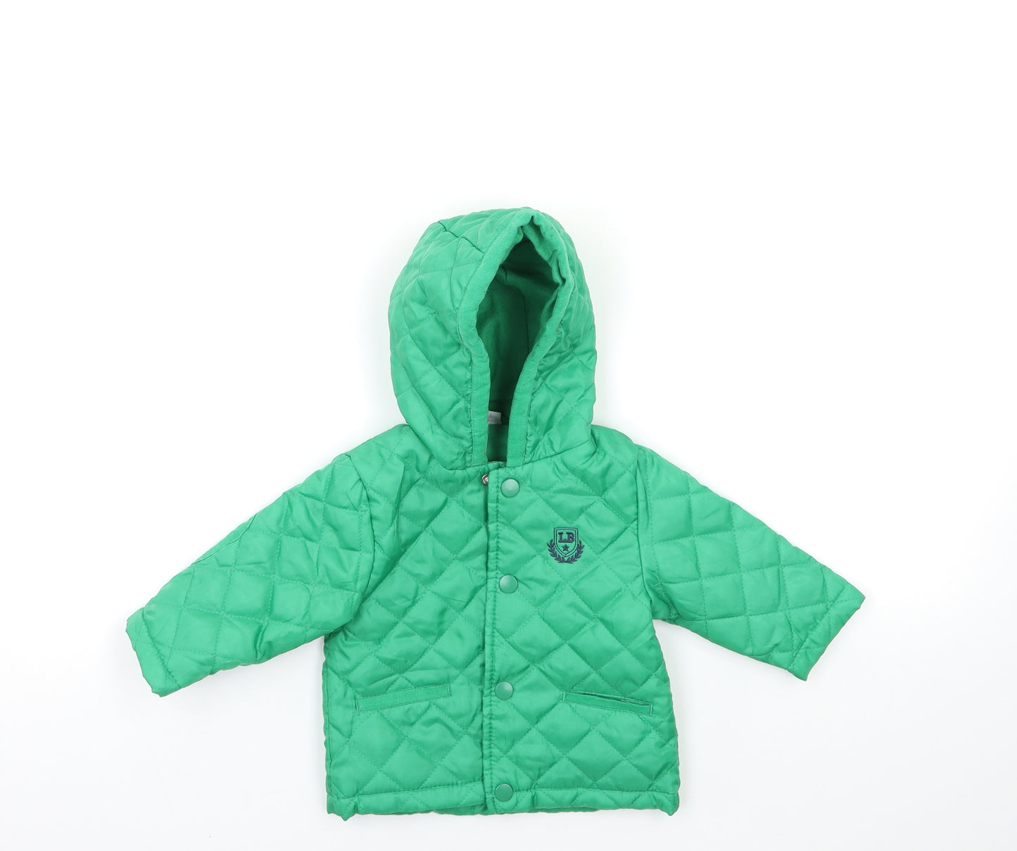 Ladybird Boys Green   Overcoat Coat Size 6-7 Years