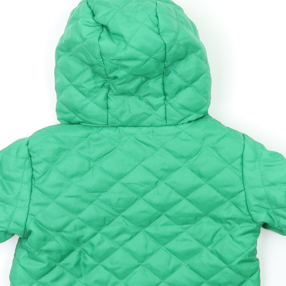 Ladybird Boys Green   Overcoat Coat Size 6-7 Years