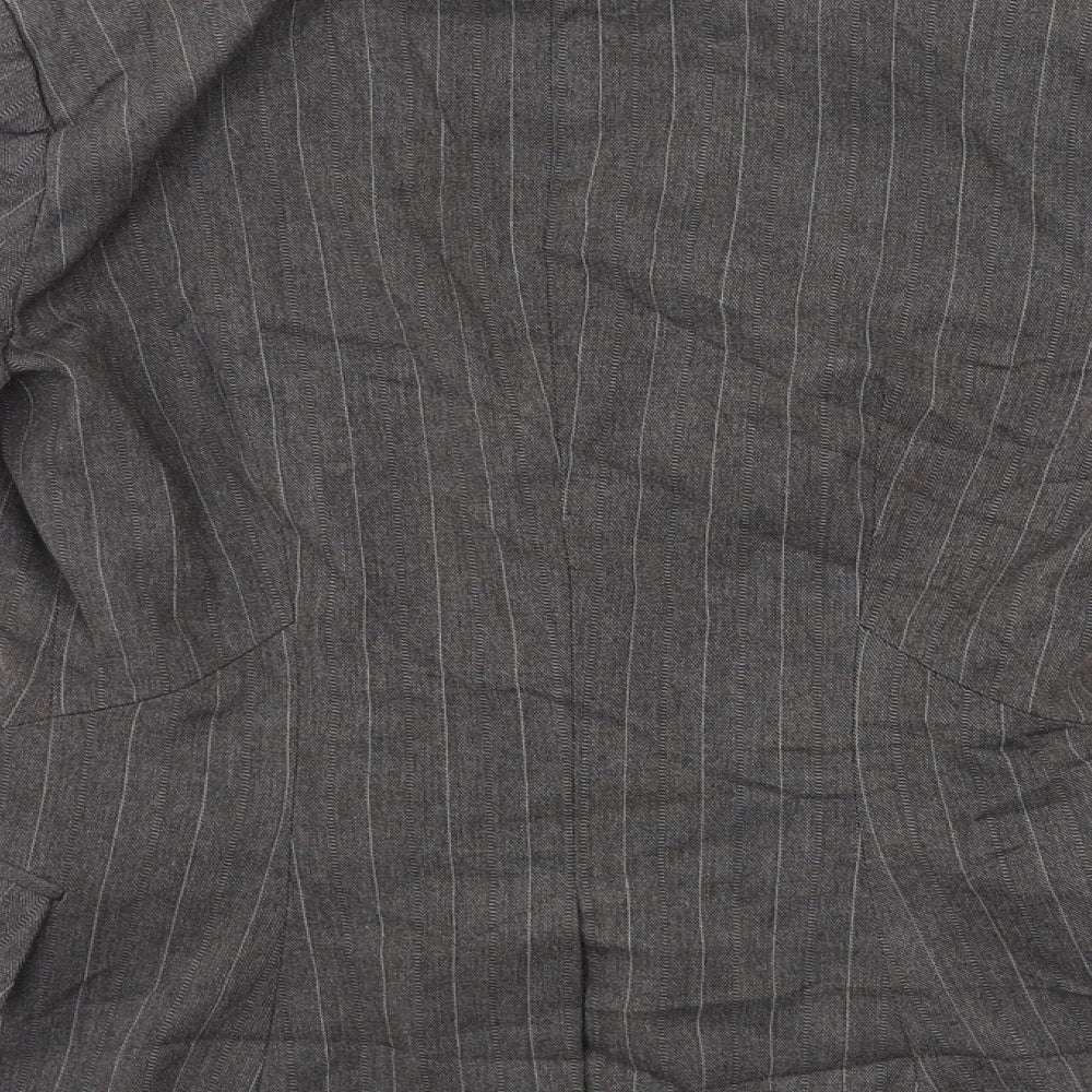 Warehouse Womens Grey   Jacket Blazer Size 6