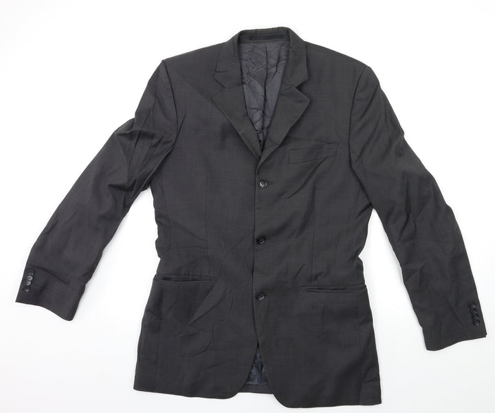Preworn Mens Grey   Jacket Suit Jacket Size 46