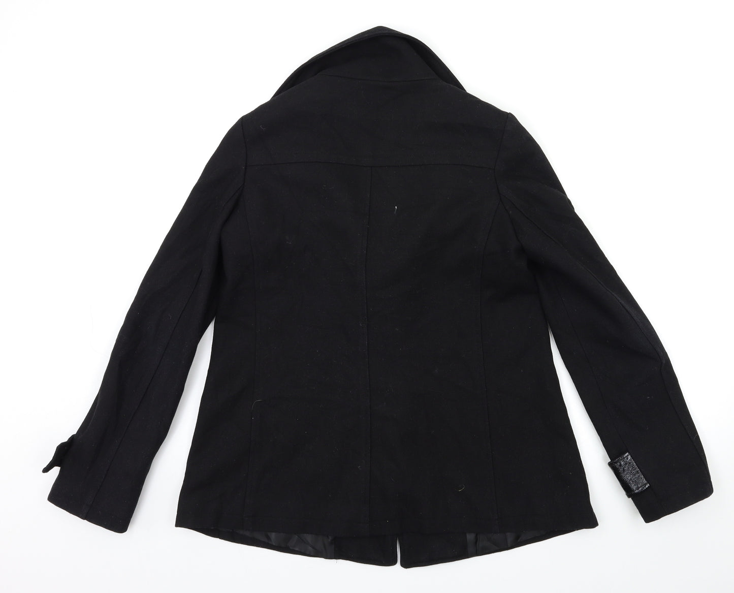 La Redoute Womens Black   Overcoat Coat Size 6