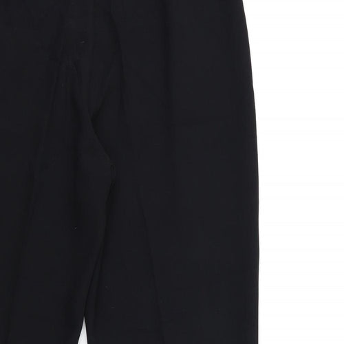Wrap & Weft Womens Black   Trousers  Size 18 L27 in