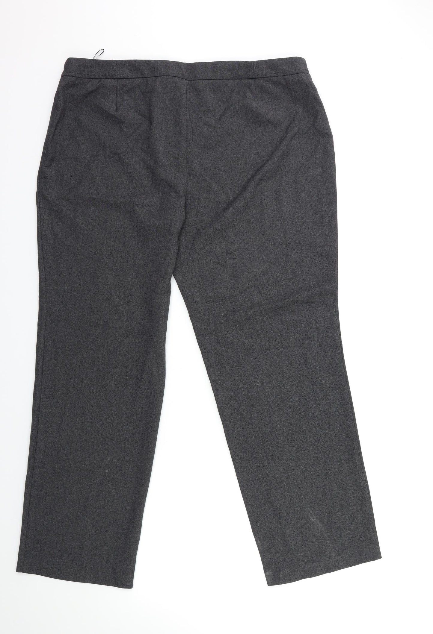 Marks and Spencer Womens Grey   Trousers  Size 16 L28 in
