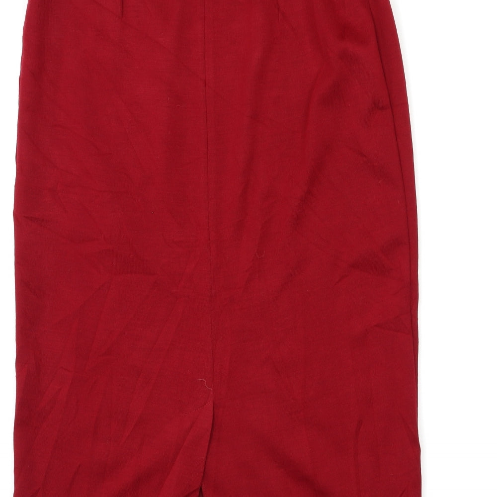 Roman Womens Red   Straight & Pencil Skirt Size 12