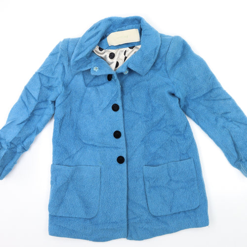 ochirly Girls Blue   Overcoat Coat Size 14 Years