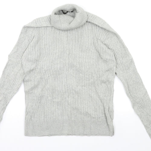 Jeanne Pierre Womens Green  Knit Pullover Jumper Size 12